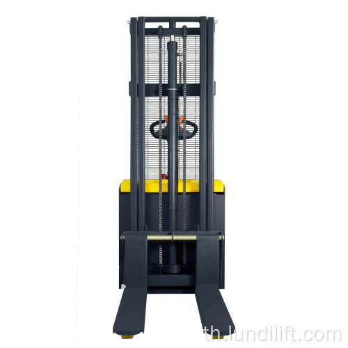 1.5T/4M พาเลทสแต็คเกอร์รุ่นรถยกไฟอิเล็กทรอนิกส์ขนาดเล็ก